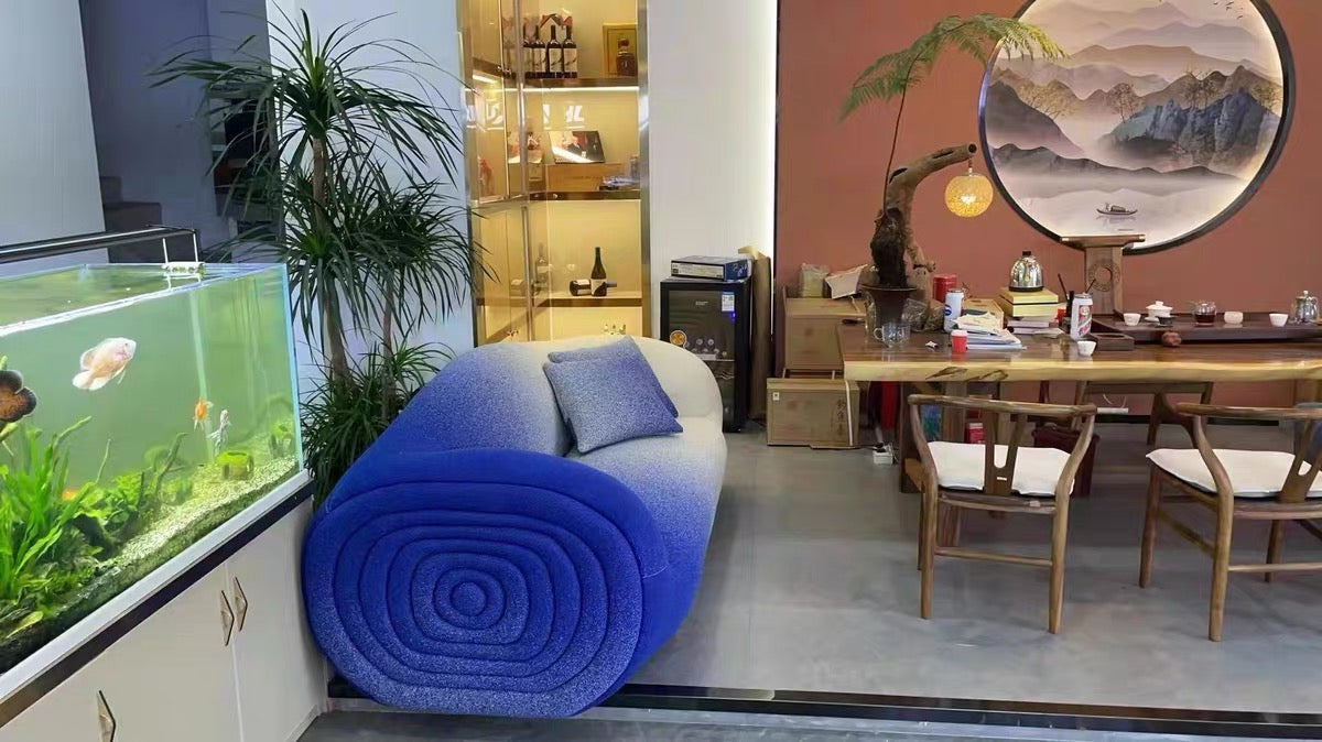 Gradient sofa modern living room furniture abnormal sofa
