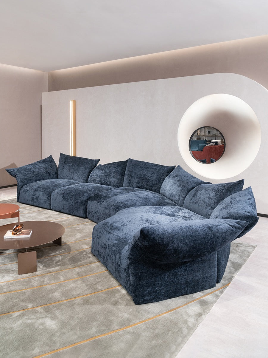 Petals Sofa Flexible Backrest Artistic Sofa Luxurious Living Room