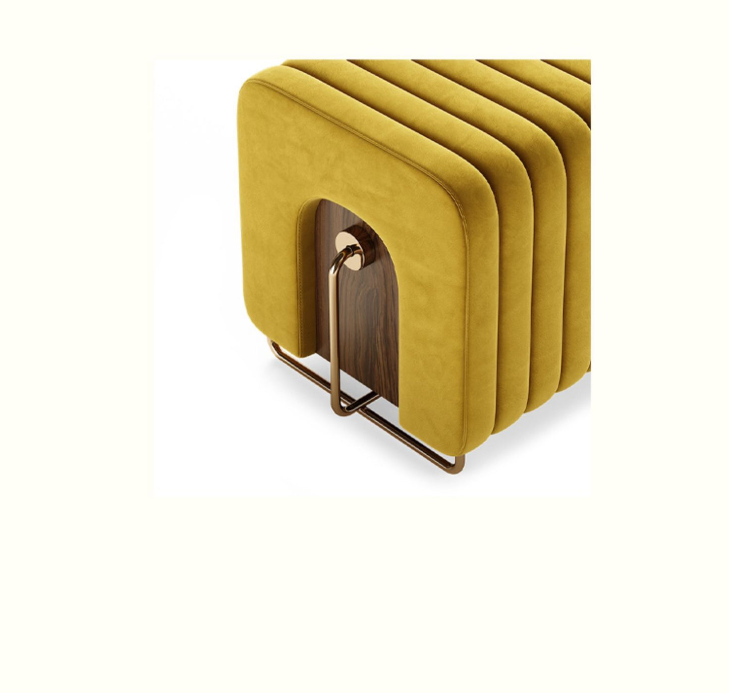 Bedroom Stool shoes Bench Stool Leather Brass Stool Classic Design
