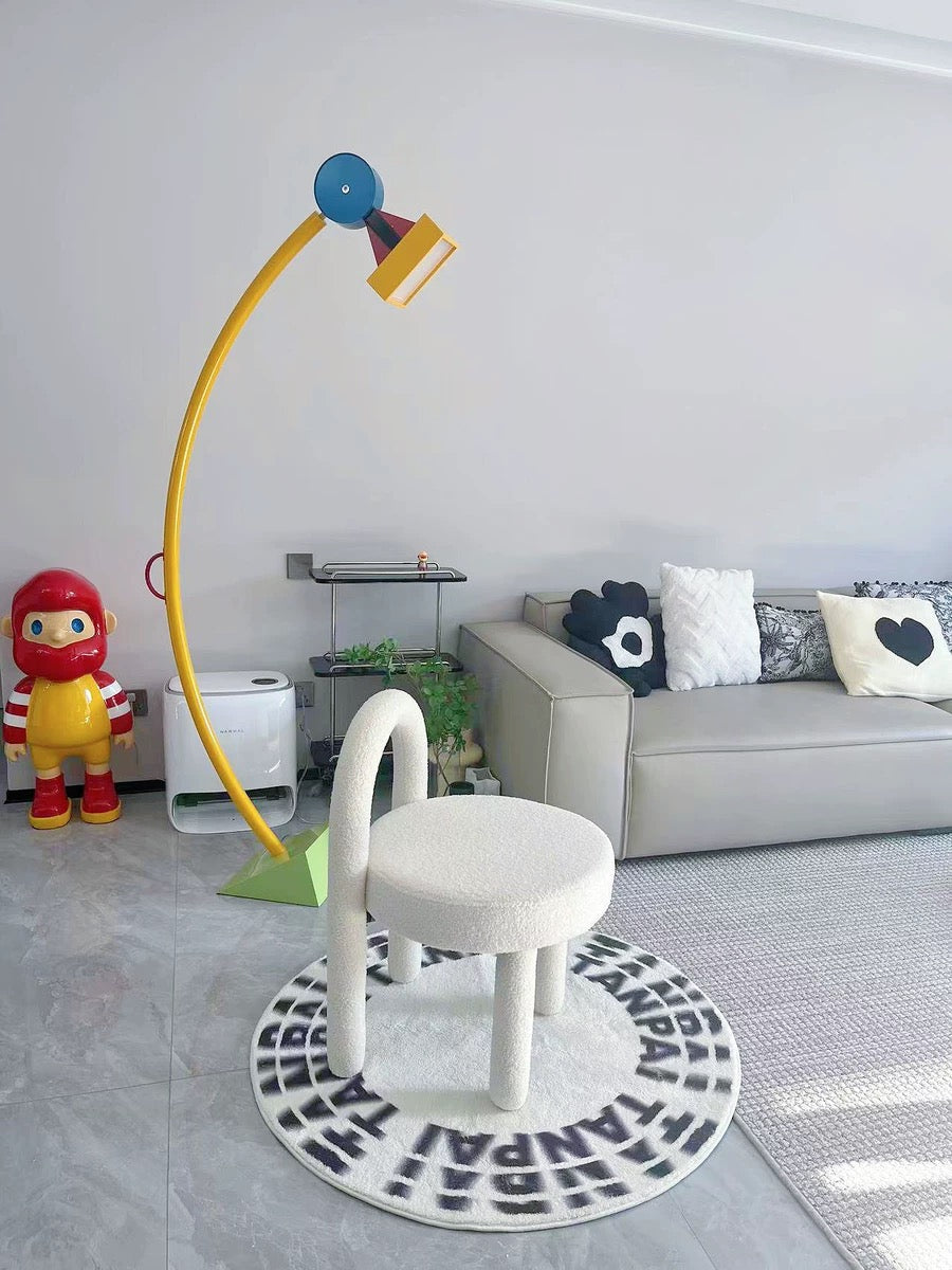 Light luxurious dressing stool lovely children seat dining chair