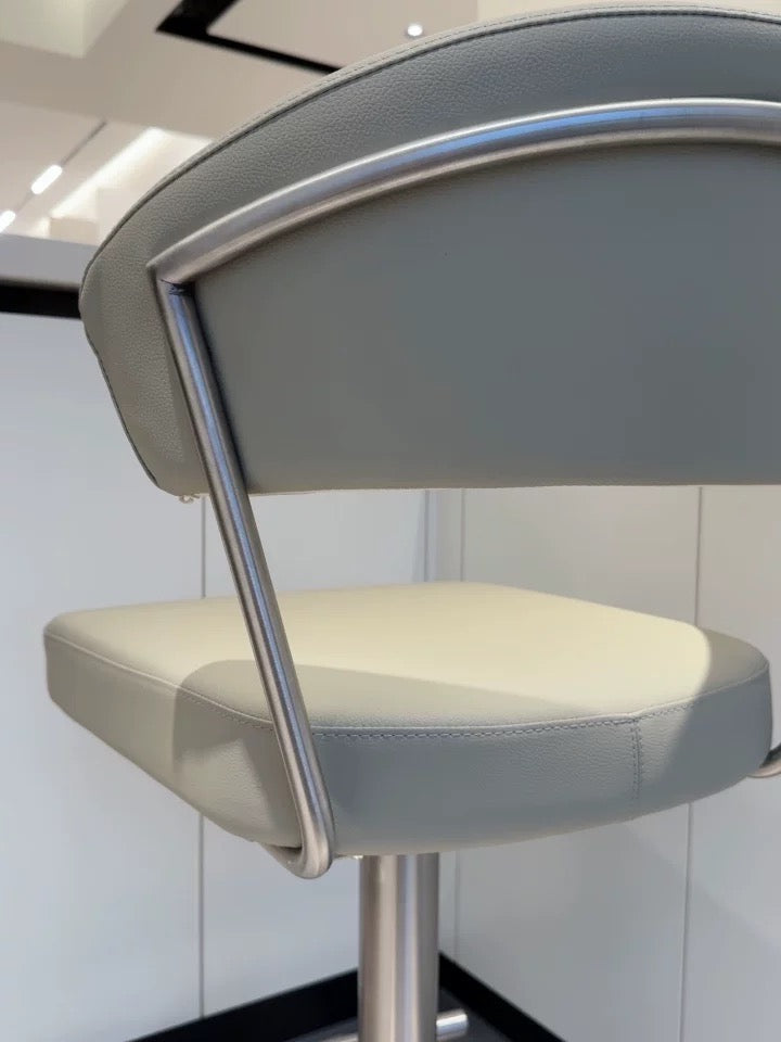 Pump chair classic bar chair stainless steel swivel chair dining chair