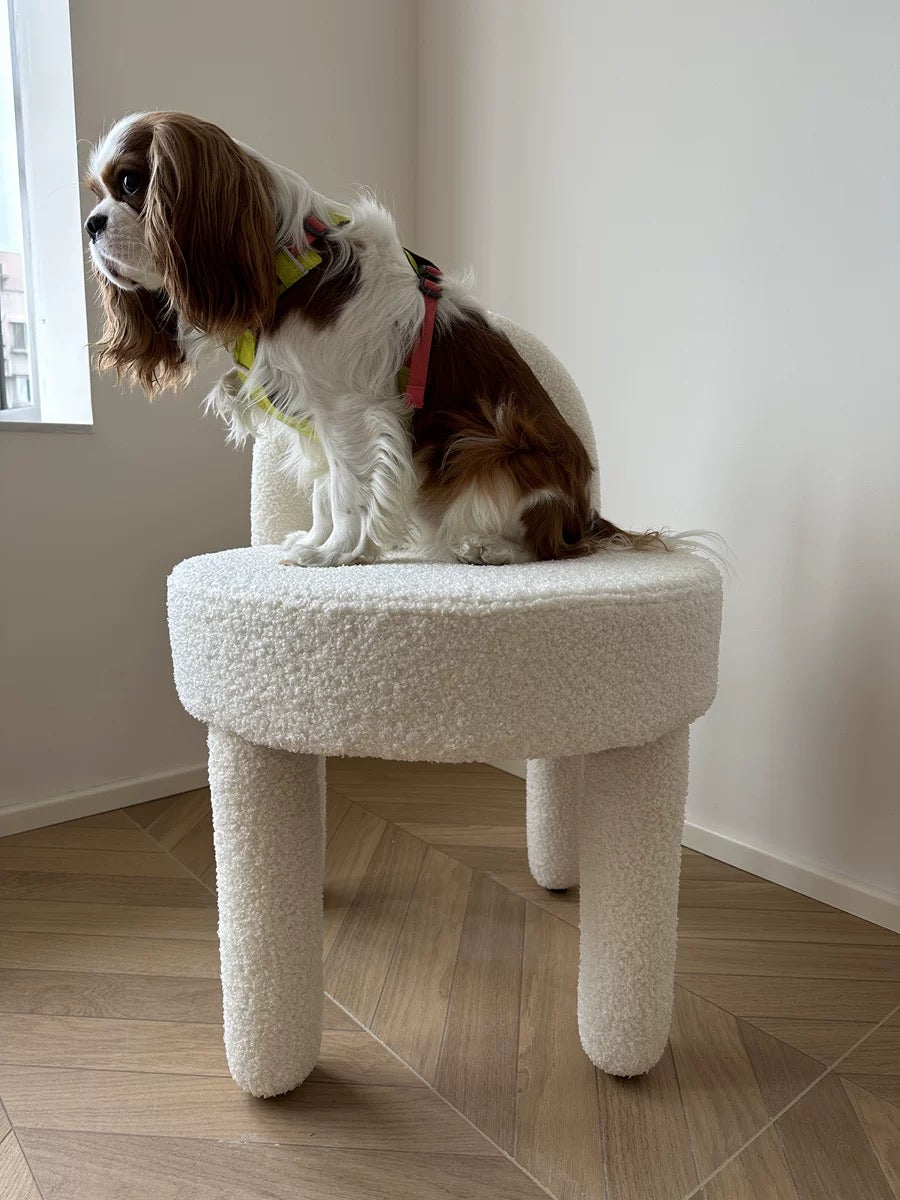 Light luxurious dressing stool lovely children seat dining chair