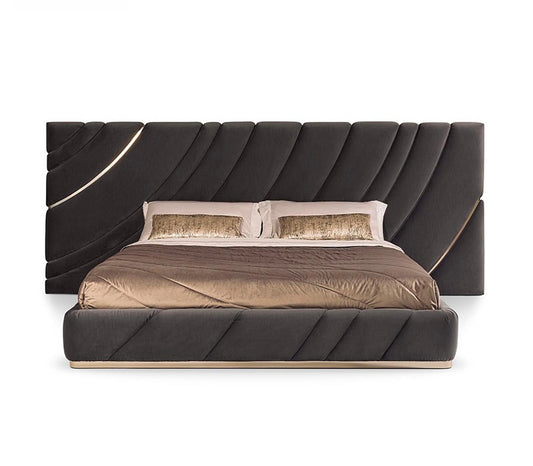 Italian modern design luxury double bed