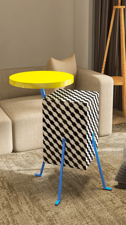 Robot shape coffee table creative furniture fashionable side table