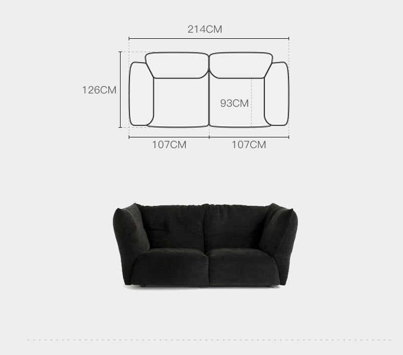 Petals Sofa Flexible Backrest Artistic Sofa Luxurious Living Room
