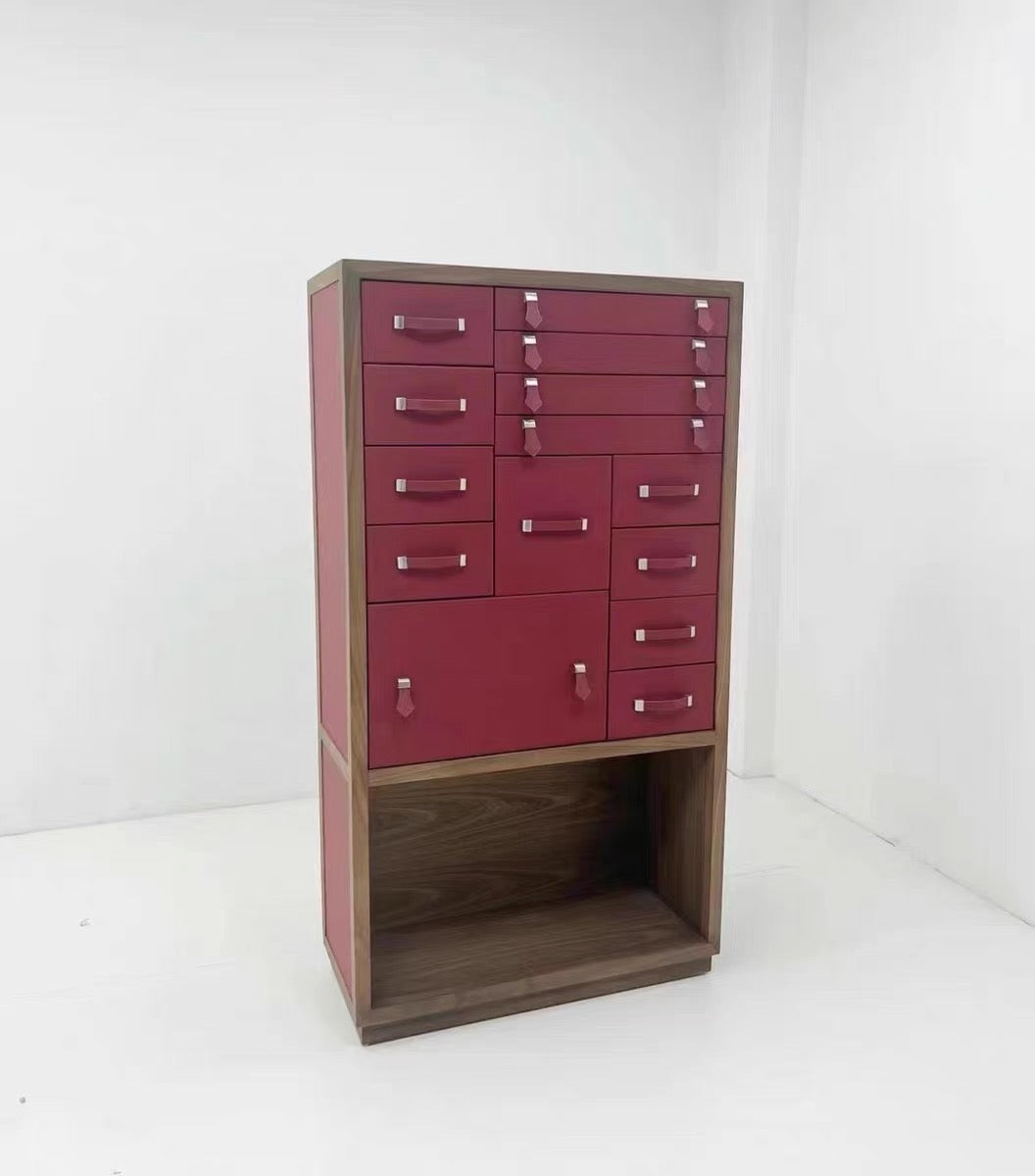 Luxurious Jewels storage watch storage foldable cabinet dressing room
