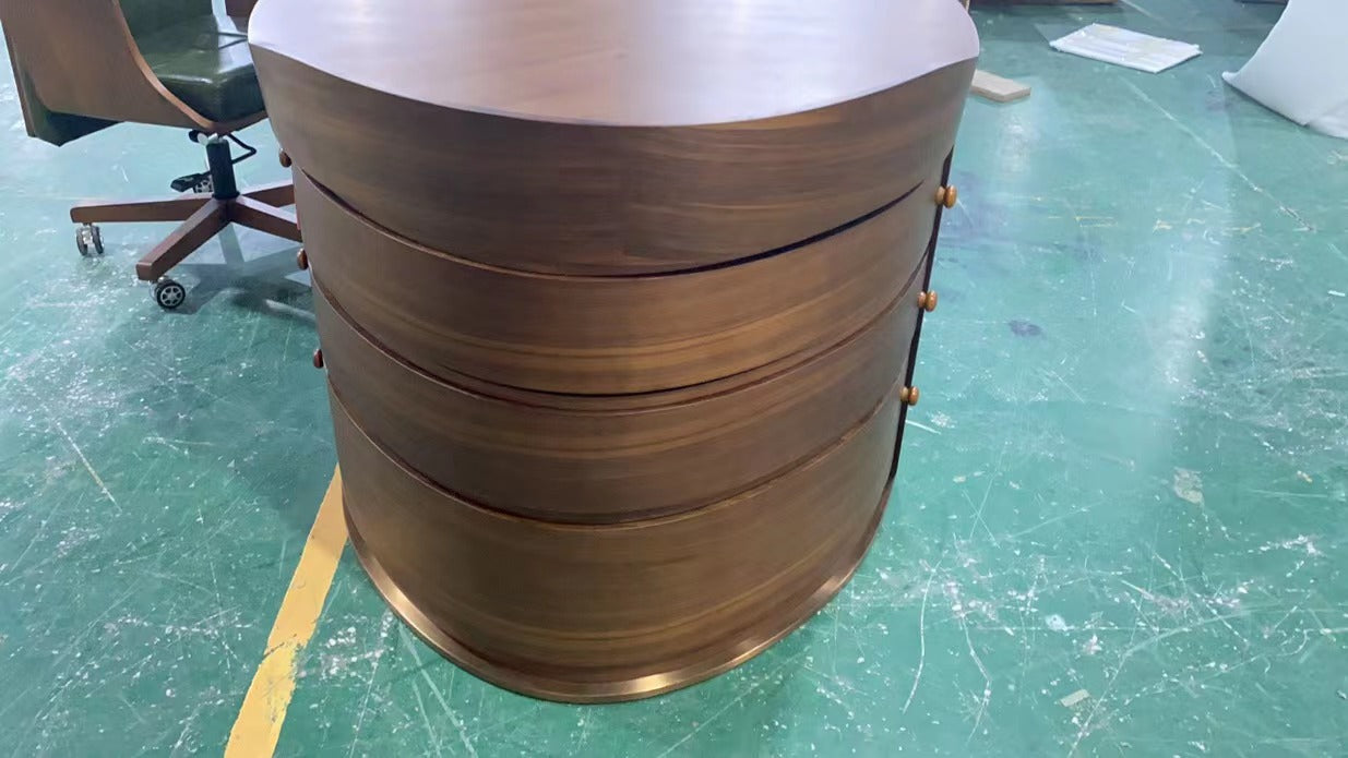 New design elegant luxury office table executive desk