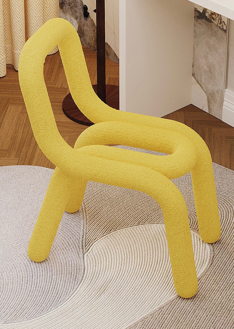 Stylish backrest chair creative dressing chair dining chair