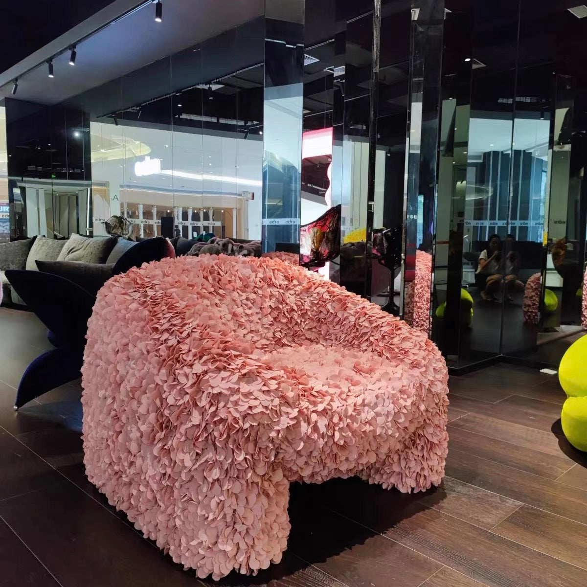 Stylish Design Flower Armchair Rose Sofa Girls Living Room Luxurious Furniture