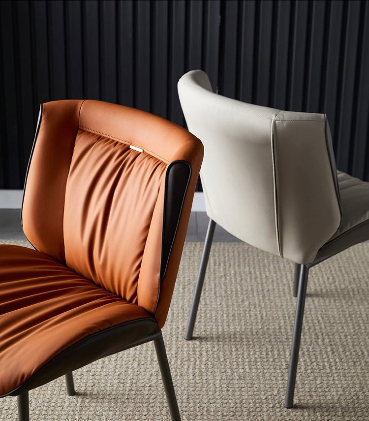 Italian style Carbon steel dining chair comfortable meeting chair