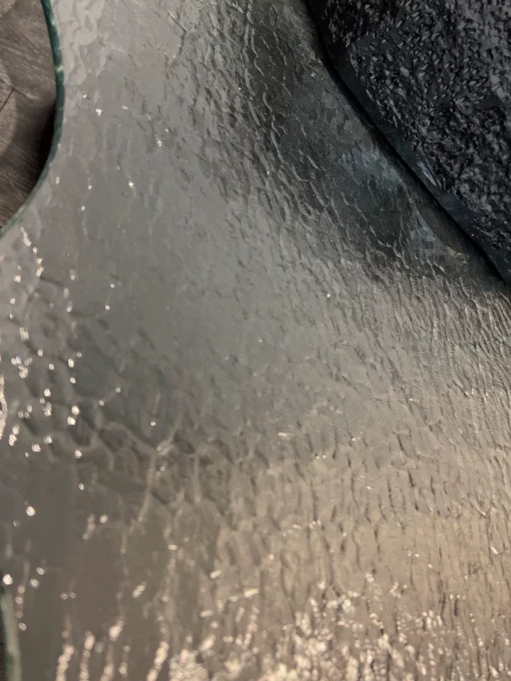 Ocean rock waved glass coffee table creative furnishing