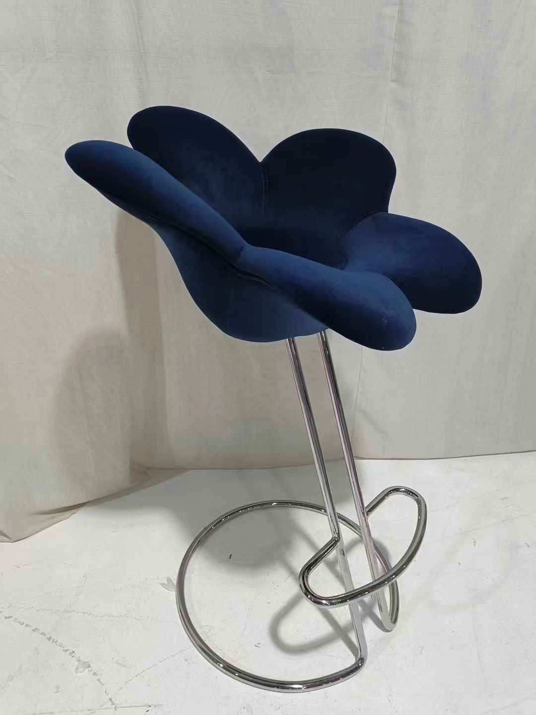Flower dining chair creative bar stool spring unique home