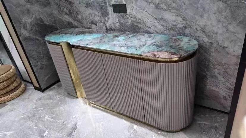 Postmodern Side Cabinet Versatile Sideboard Cabinet Modern Design