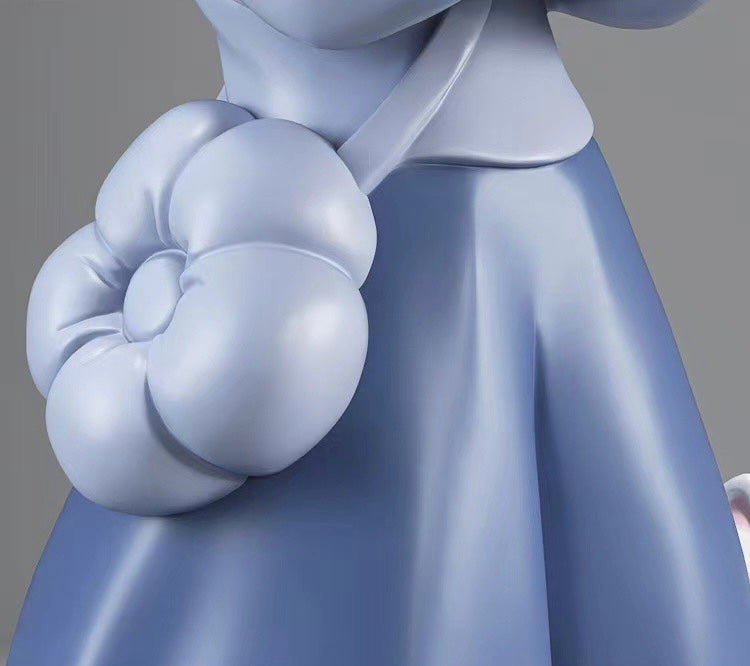 Rabbit girl side table build-in audio equipment Bluetooth connection fashion coffee table