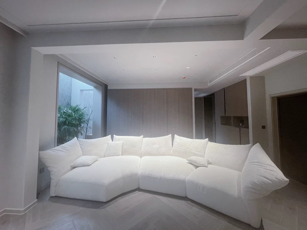 Petals Sofa Flexible Backrest Artistic Sofa Luxurious Living Room