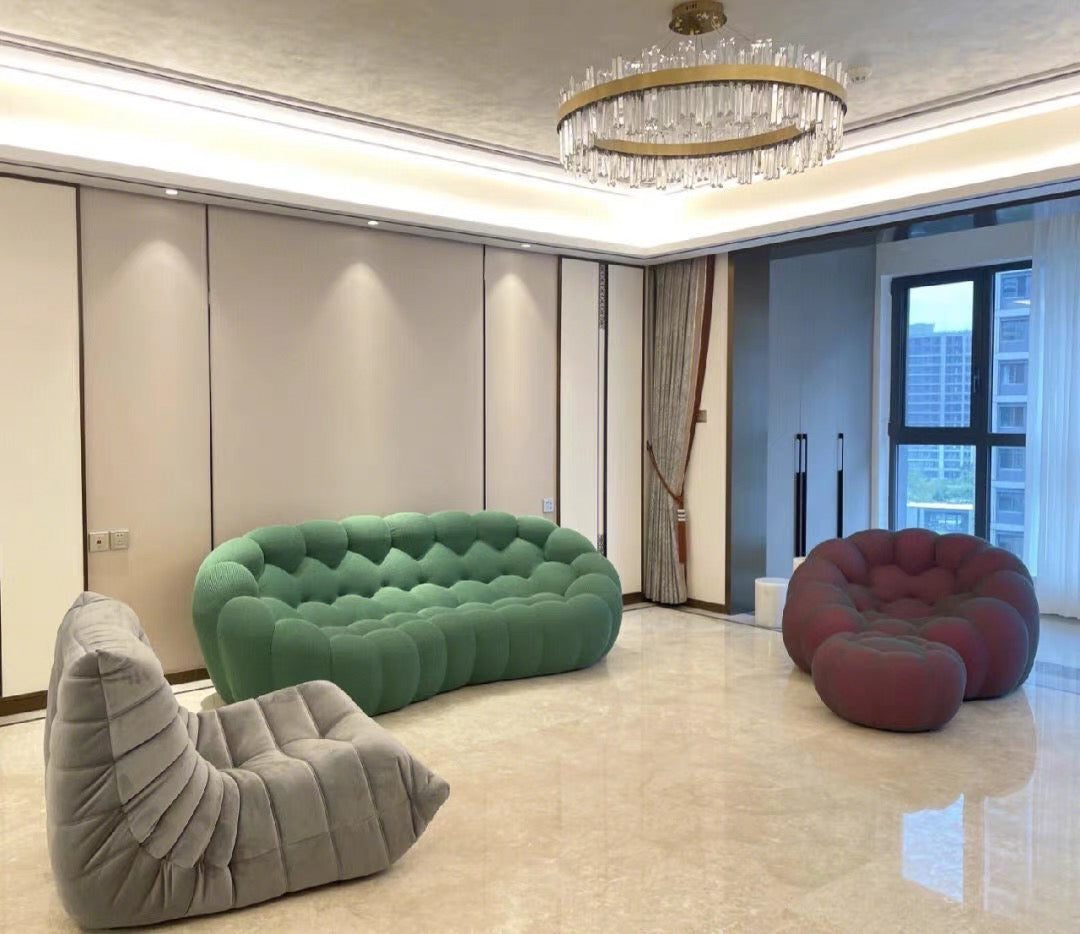 Creative Bubble Sofa Customized Net Fabric Unique Design Lovely Home