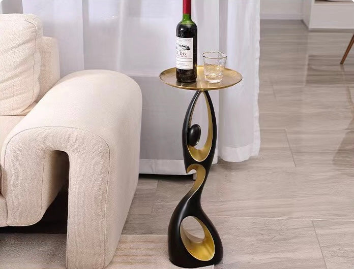 Hot sale Dancing girl side table abstract appearance coffee table