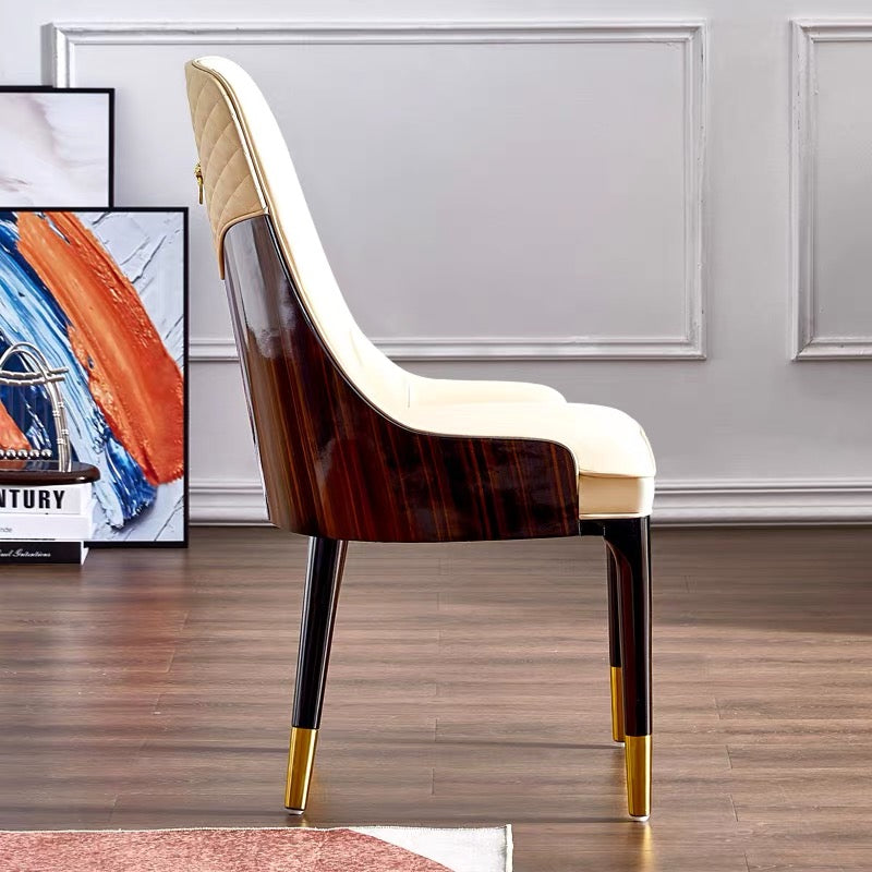 Red sandal wood Classic dining chair