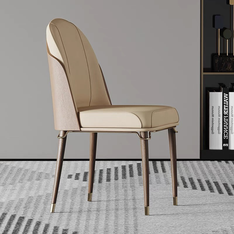 Wood back dining chair stackable chair Wood chair