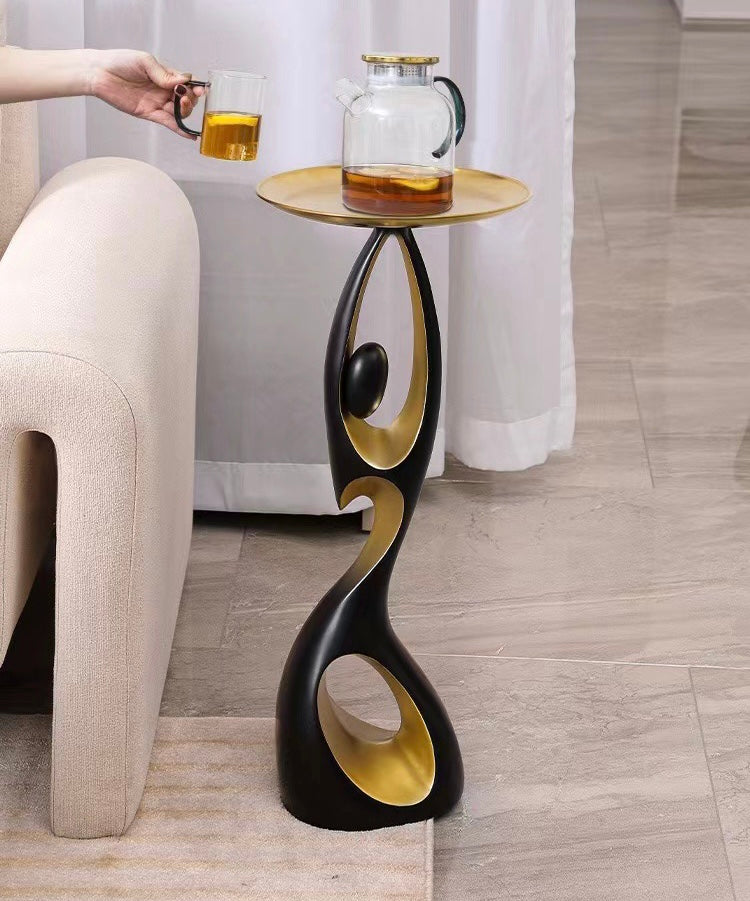 Hot sale Dancing girl side table abstract appearance coffee table
