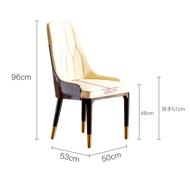 Red sandal wood Classic dining chair