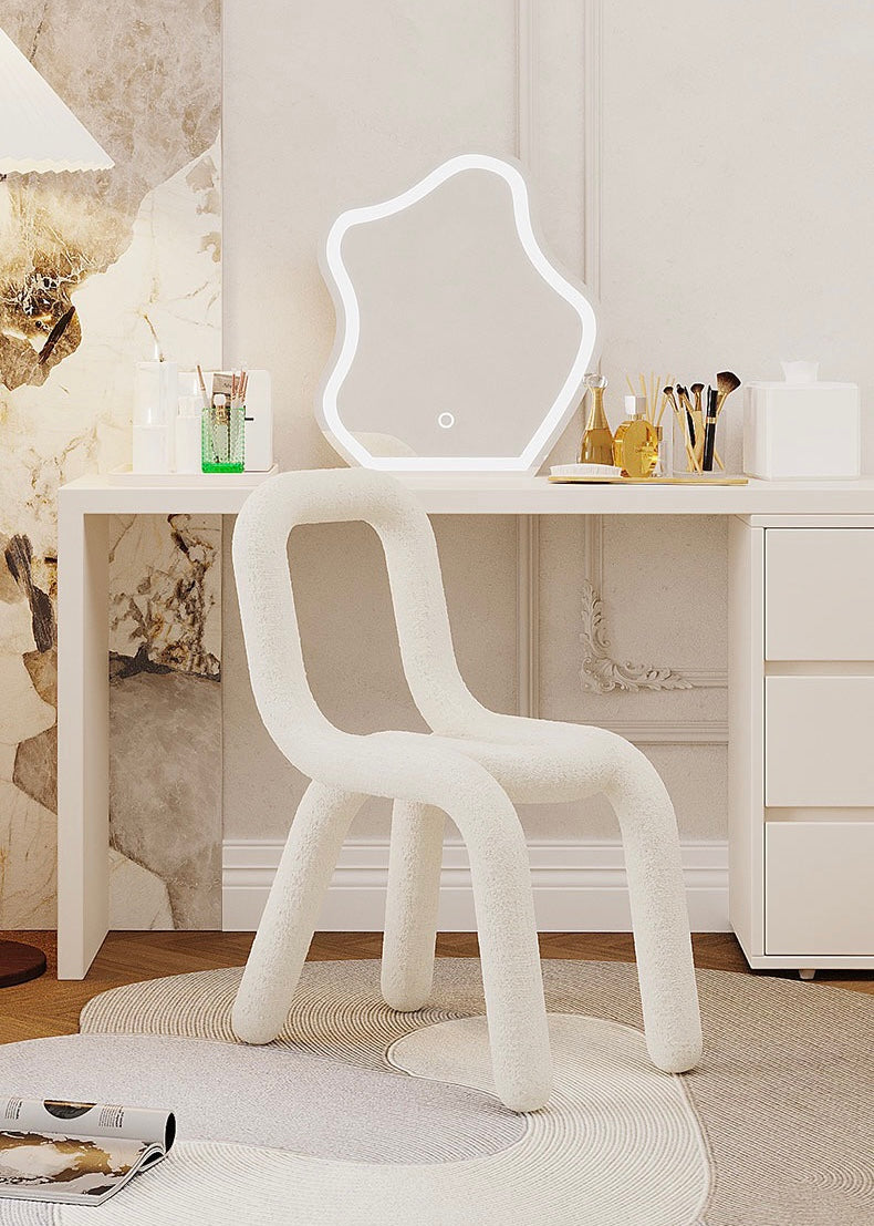 Stylish backrest chair creative dressing chair dining chair