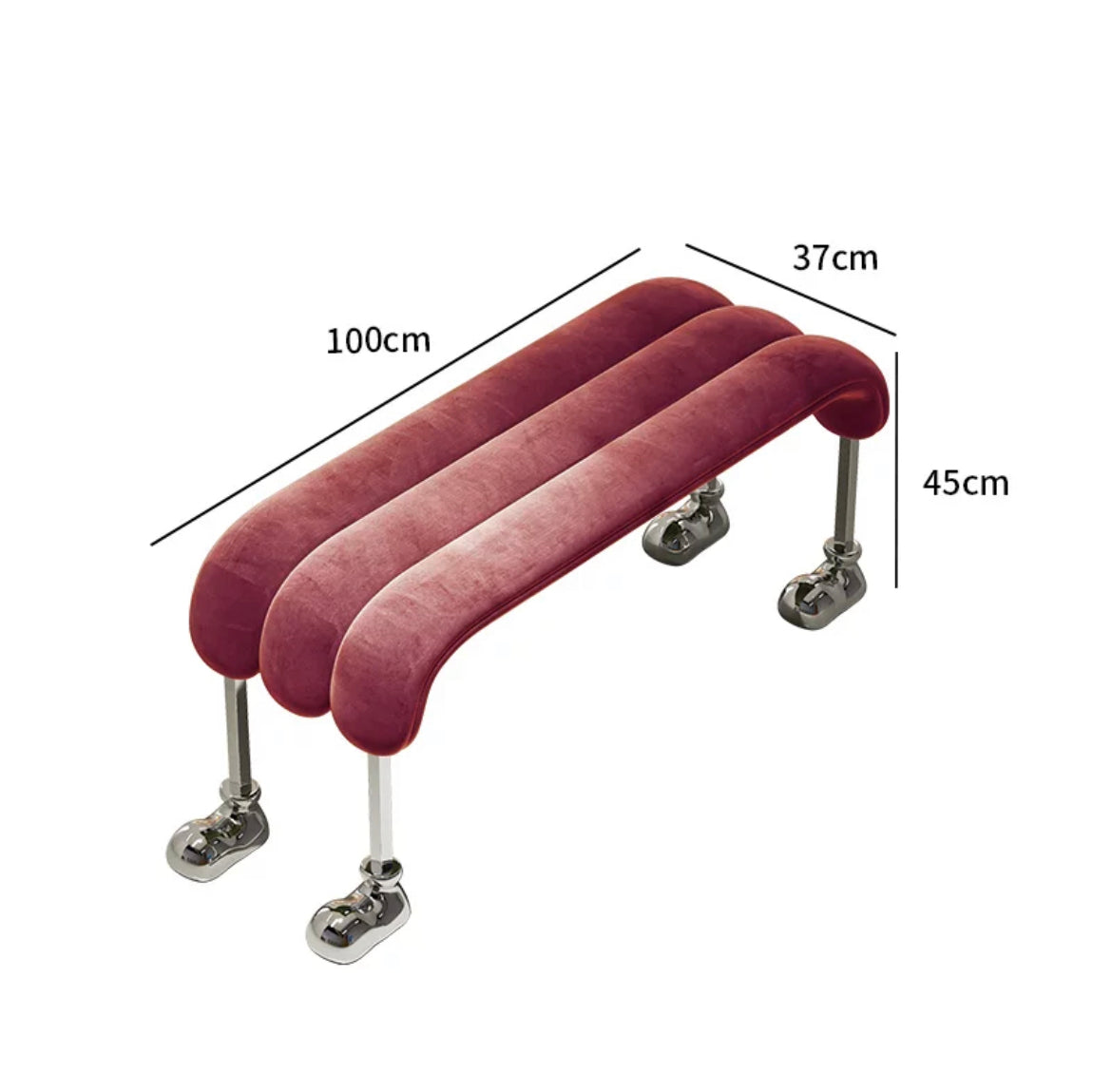 Puppy leg bench lovely dressing chair vogue furnishing