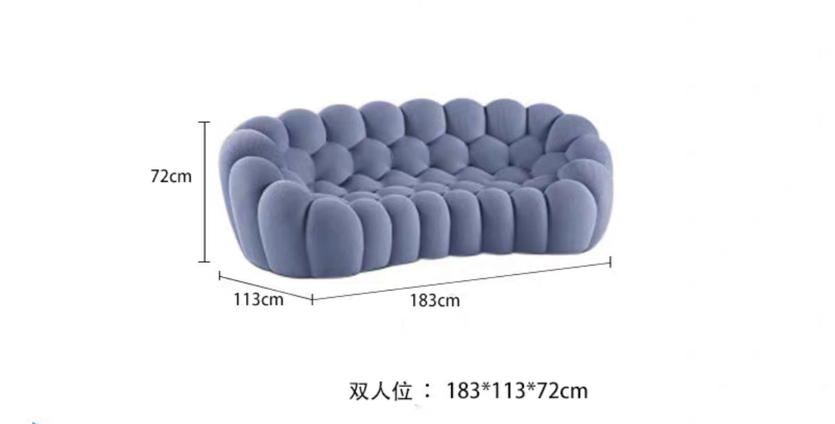 Creative Bubble Sofa Customized Net Fabric Unique Design Lovely Home
