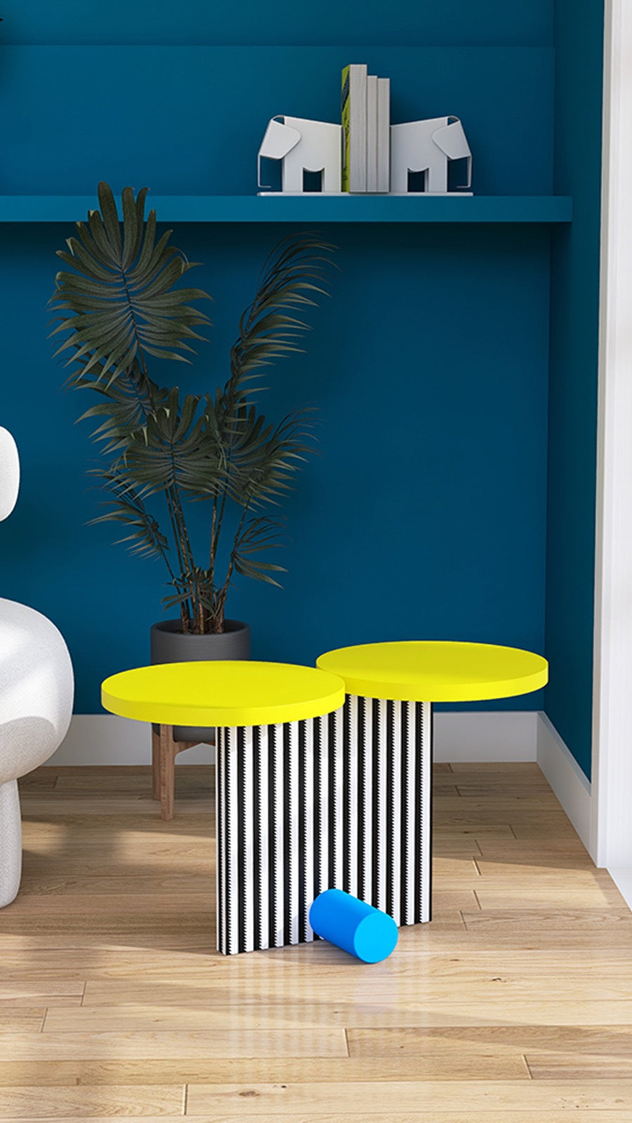 Face look table round table characteristic wood table