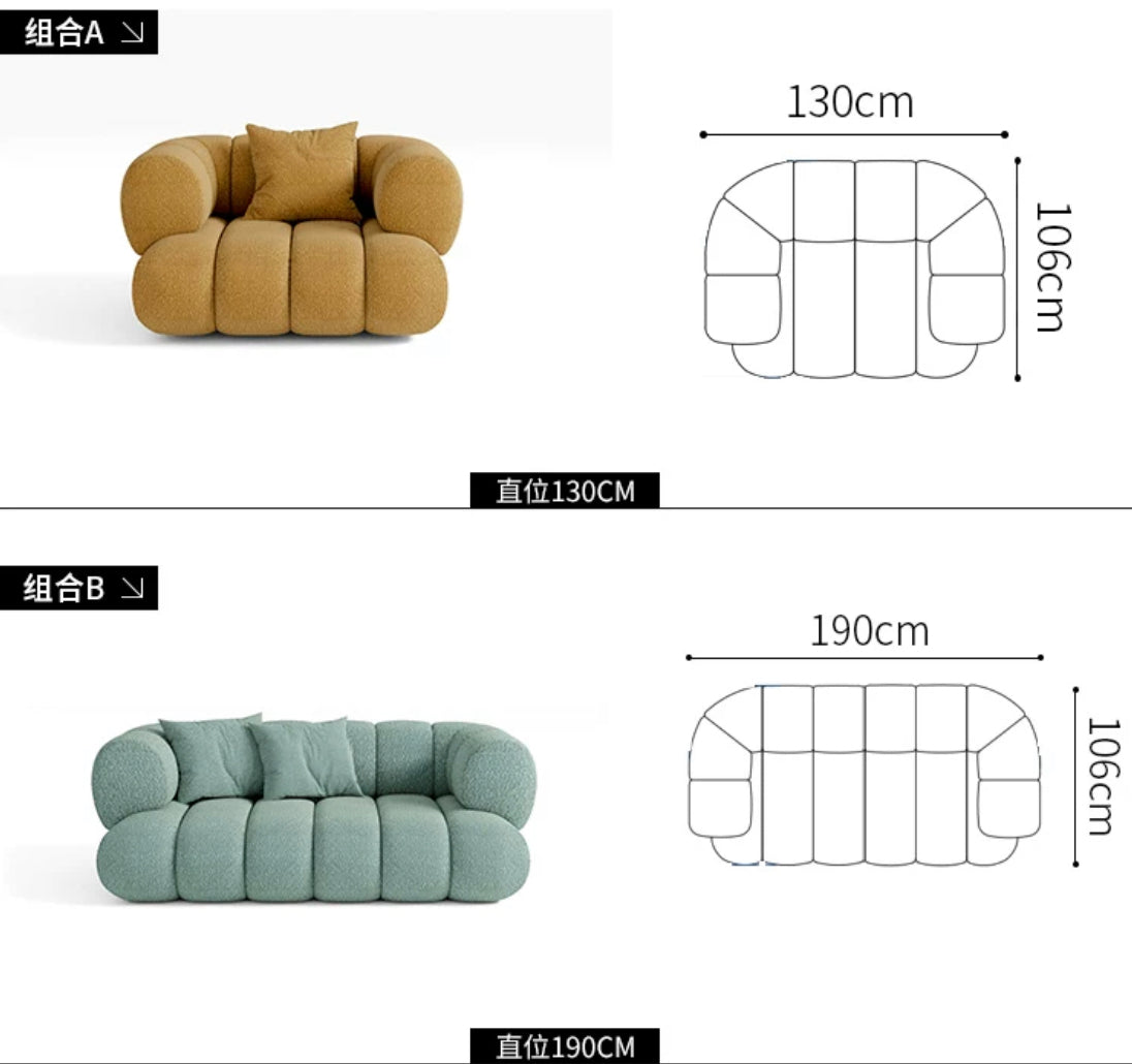BB Hug Sofa Space Chair Mew Design Luxurious Living Room Villa Sofa Set