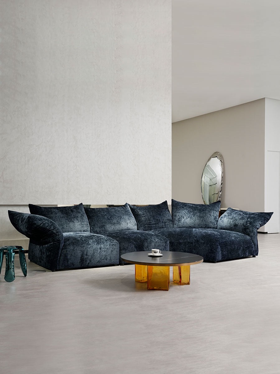 Petals Sofa Flexible Backrest Artistic Sofa Luxurious Living Room